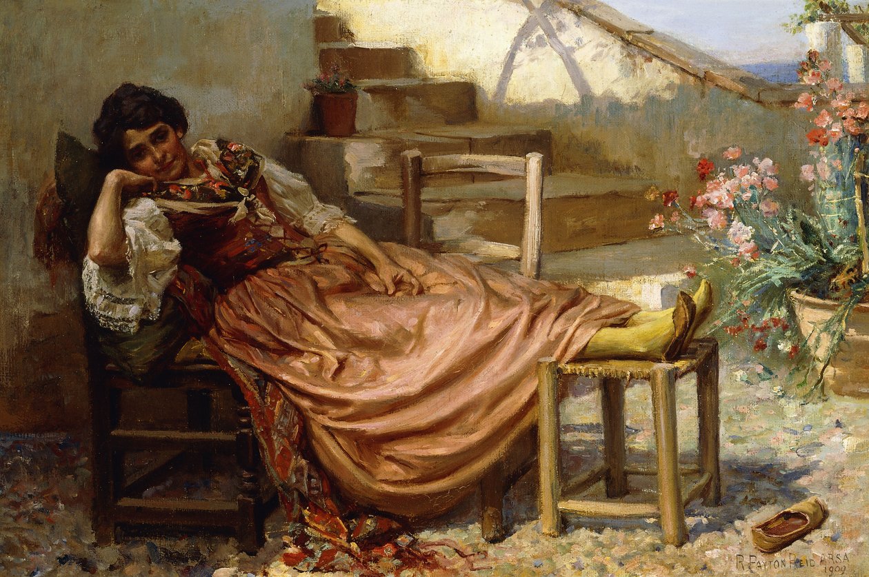 A szieszta alkotó: Robert Payton Reid