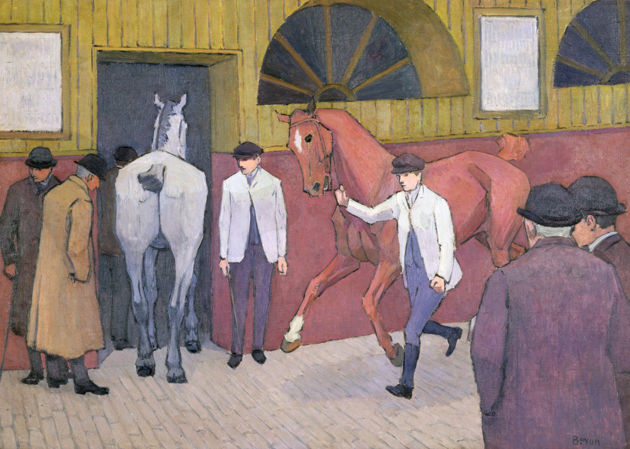 The Horse Mart alkotó: Robert Polhill Bevan