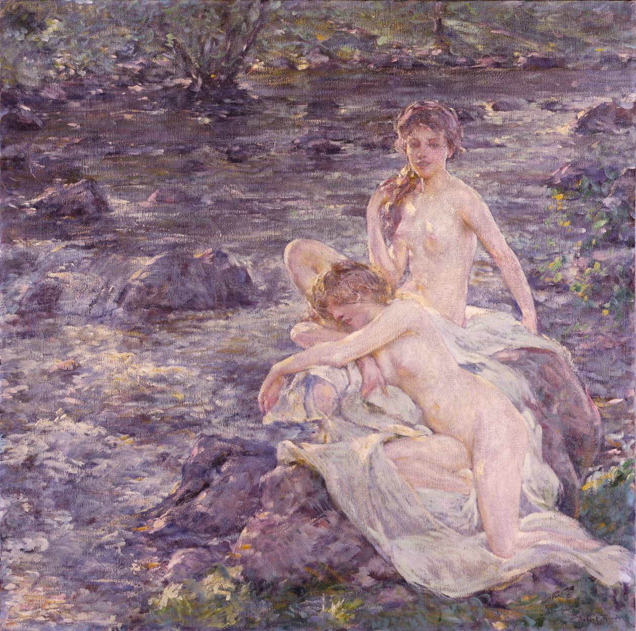 A fürdőzők alkotó: Robert Reid