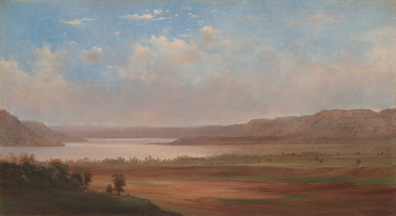 Kilátás a Pepin-tóra, Minnesota, 1862 alkotó: Robert Scott Duncanson