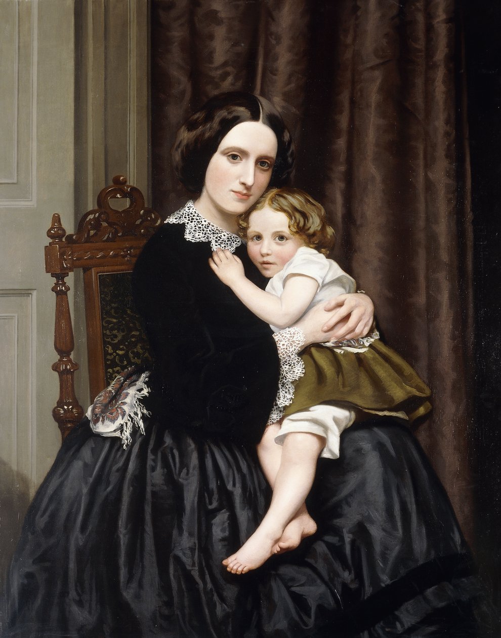 Egy anya és gyermeke, alkotó: Robert Scott Tait
