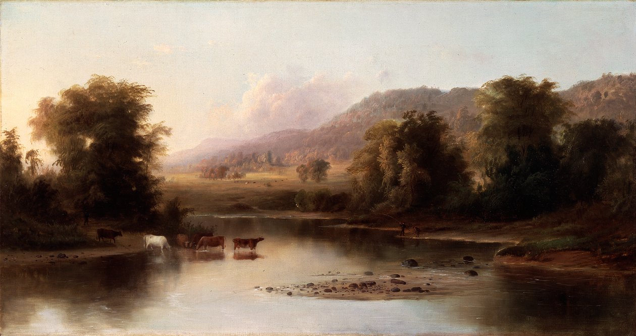 Kilátás a Szent Anna folyóra alkotó: Robert Seldon Duncanson