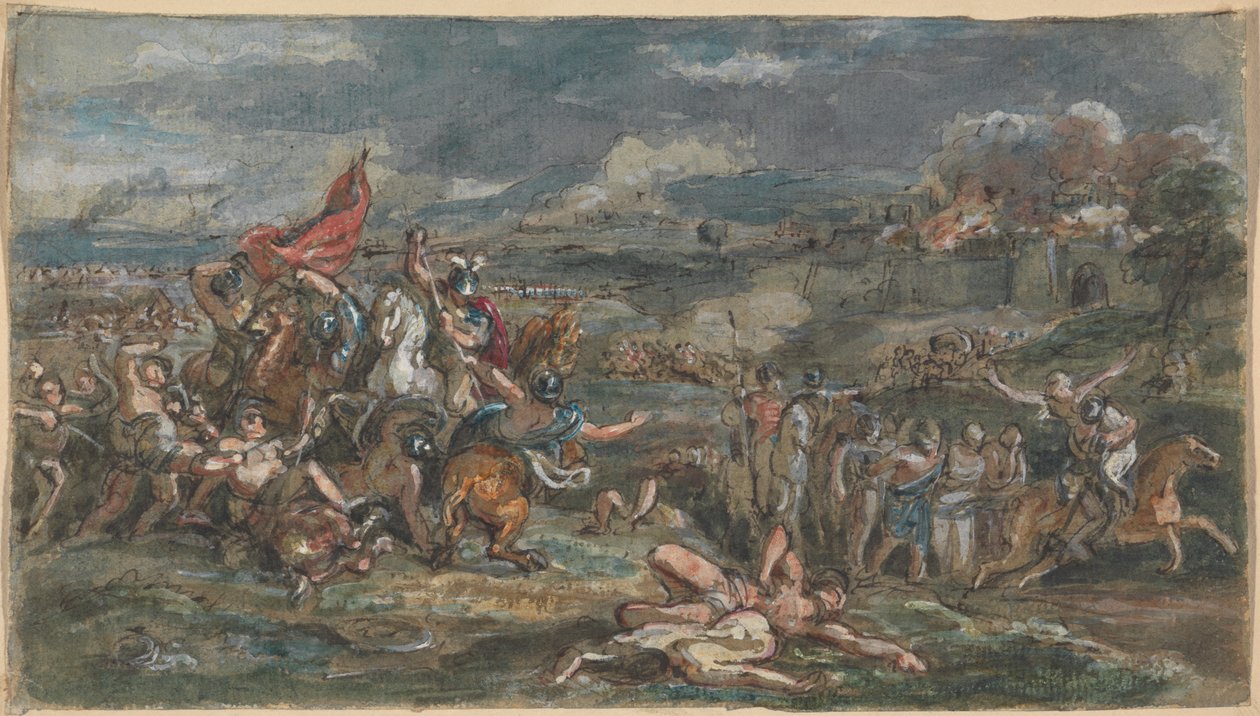 Csata jelenet alkotó: Robert Smirke