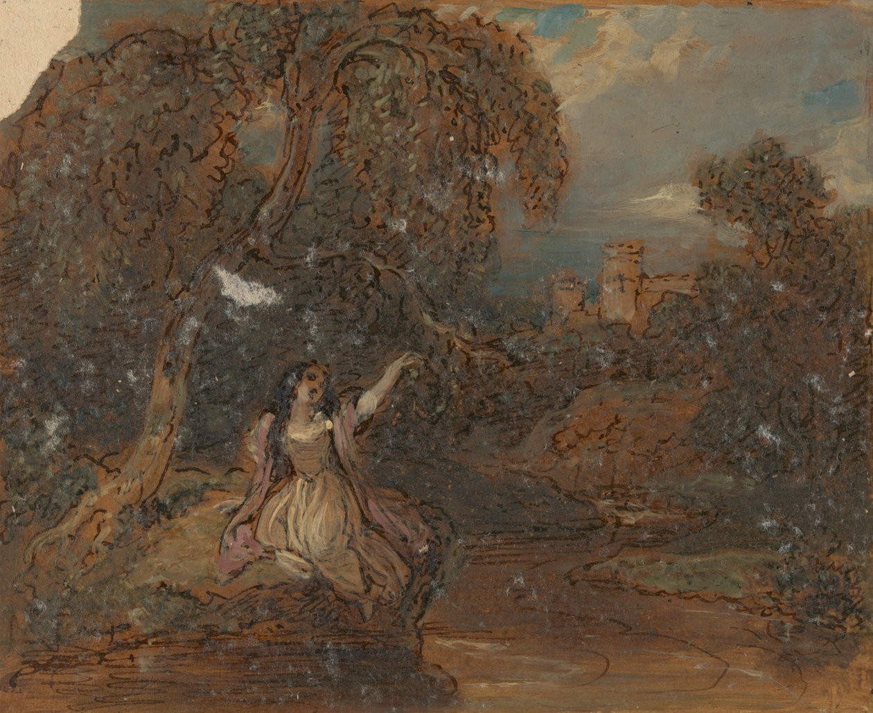 Ophelia halála alkotó: Robert Smirke
