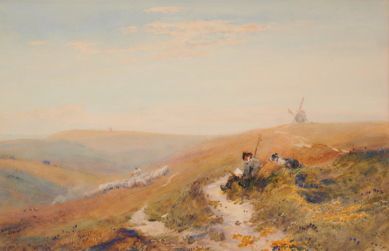 Sussex Downs (ősz) alkotó: Robert Thorne Waite