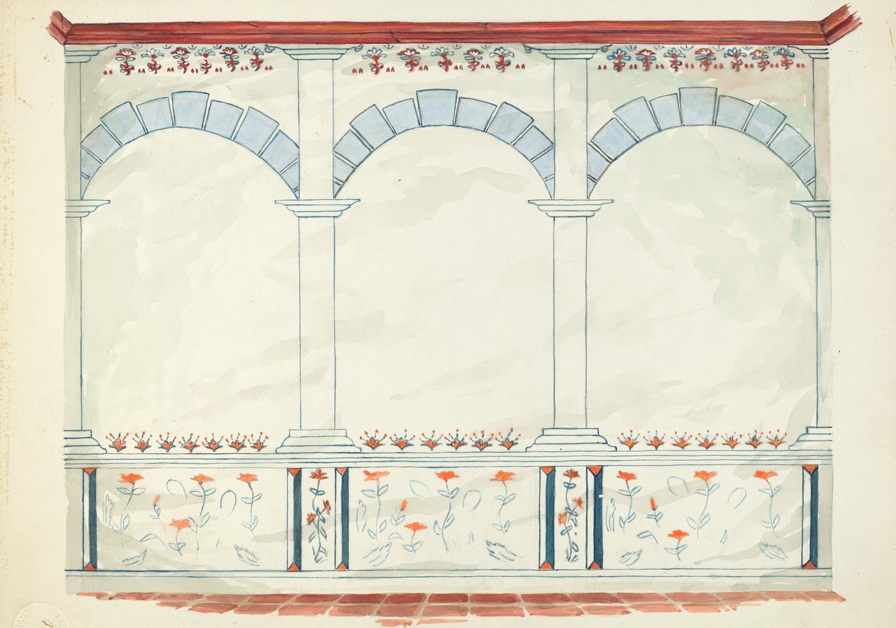 Restaurációs rajz alkotó: Robert W.R. Taylor