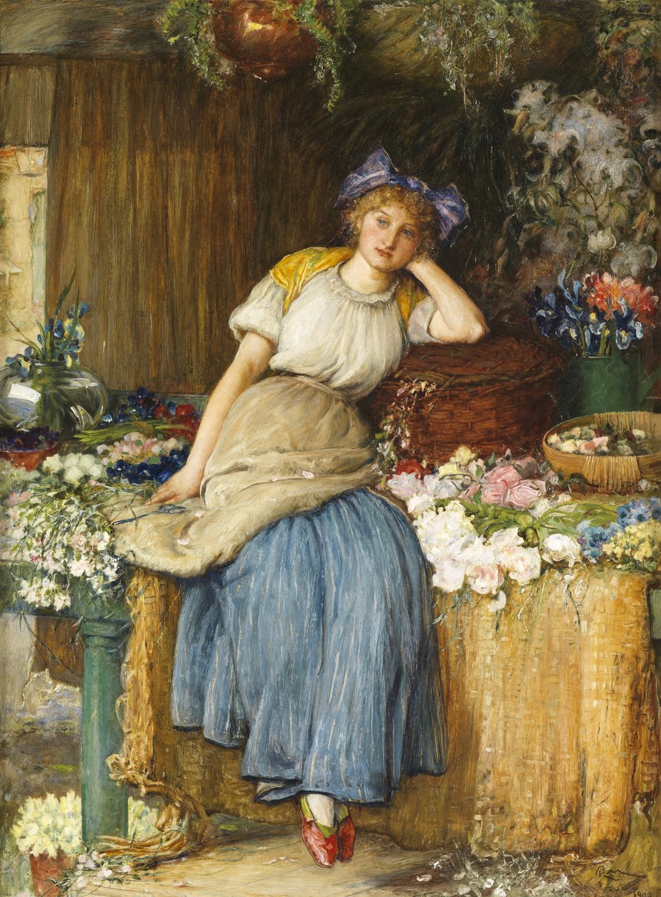 Az elzászi viráglány, 1900 alkotó: Robert Walker Macbeth
