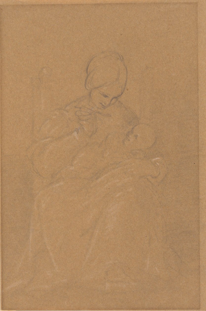 Anya és gyermek alkotó: Robert Walter Weir