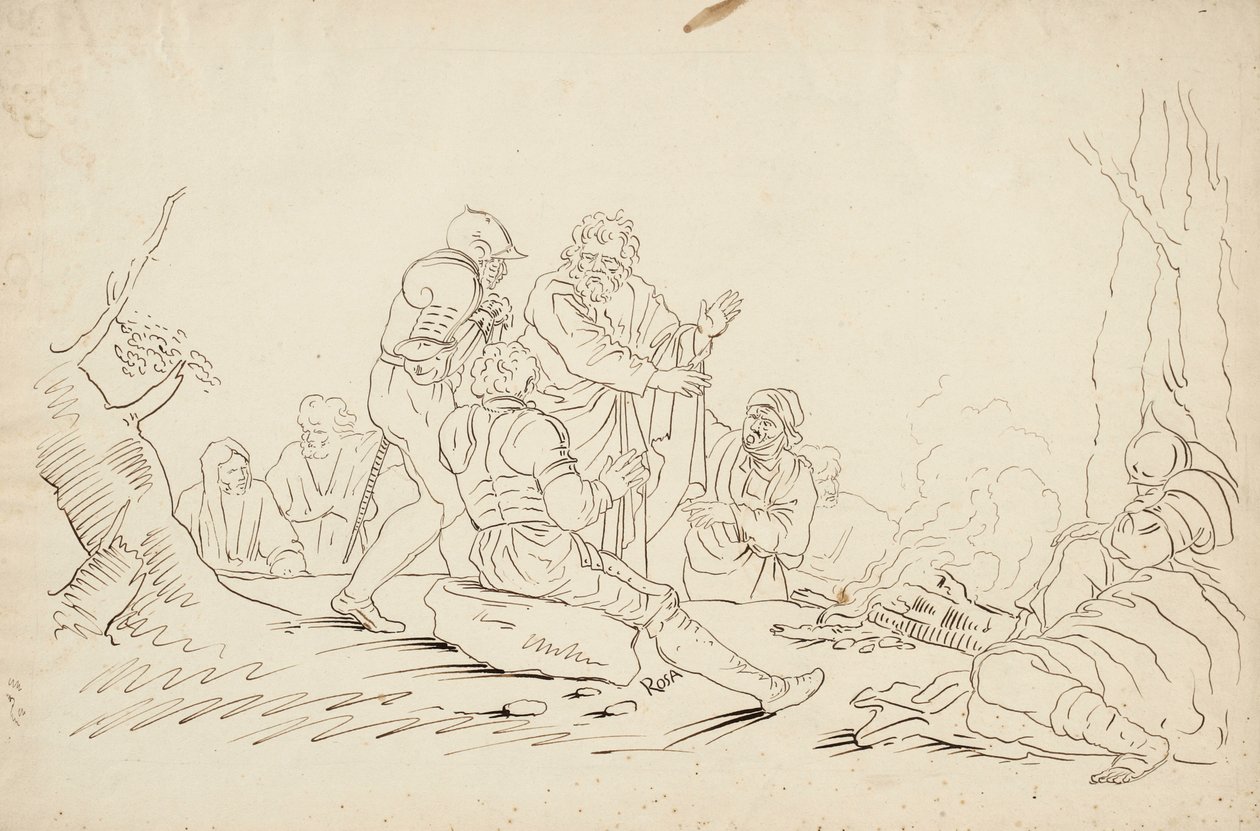 Jelenet Salvator Rosa után alkotó: Robert Walter Weir