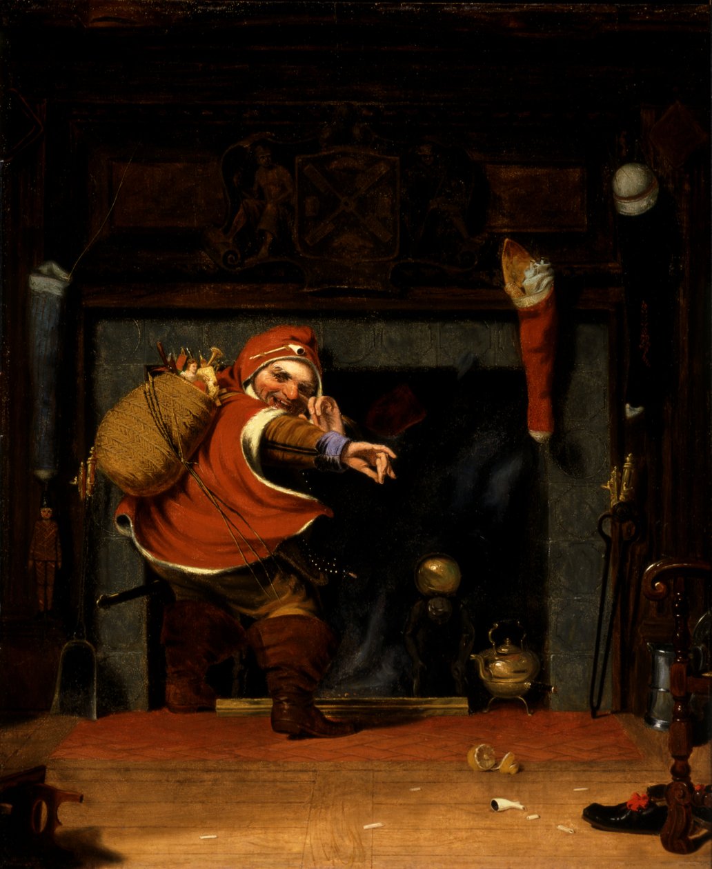 Szent Miklós, kb. 1837. alkotó: Robert Walter Weir
