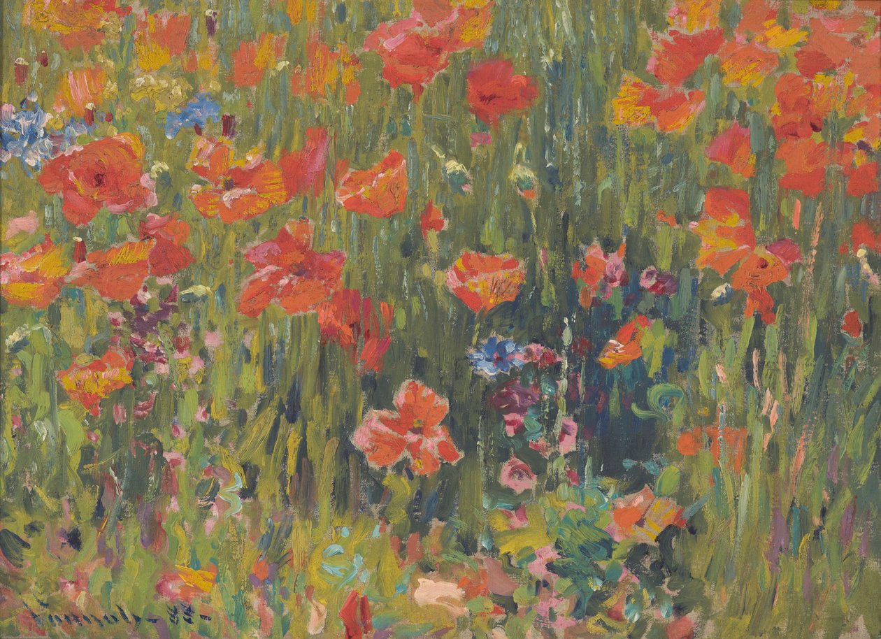 Pipacsok alkotó: Robert William Vonnoh