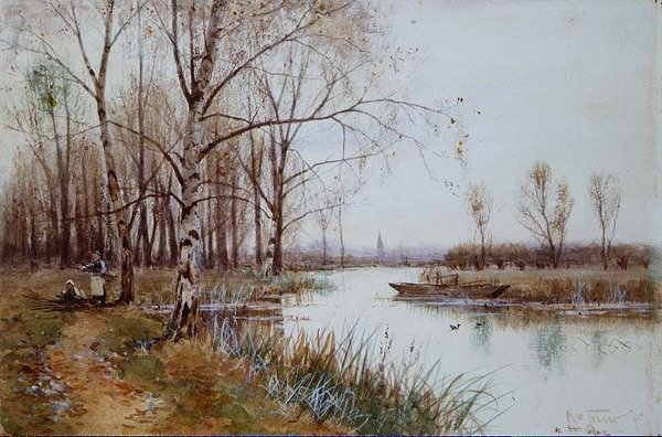 A Colne folyón alkotó: Robert Winchester Fraser