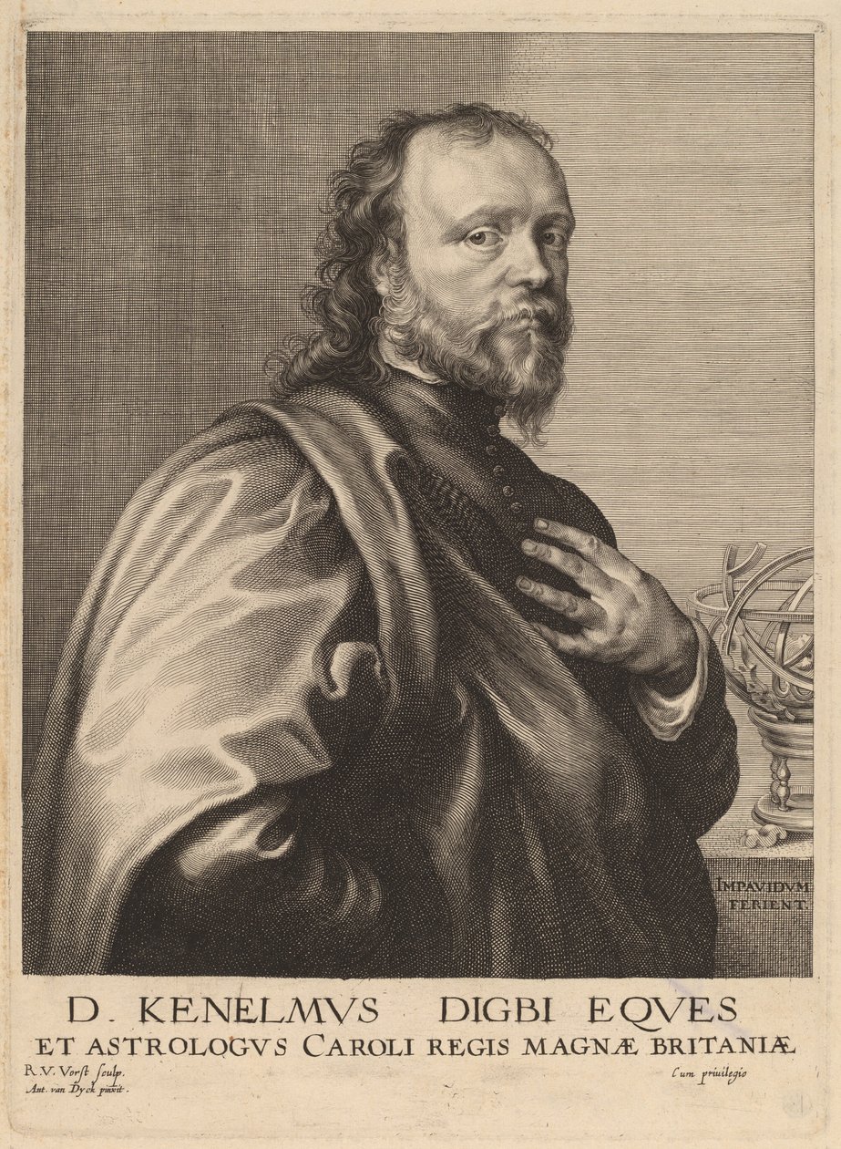 Sir Kenelm Digby alkotó: Robert van Voerst after Sir Anthony