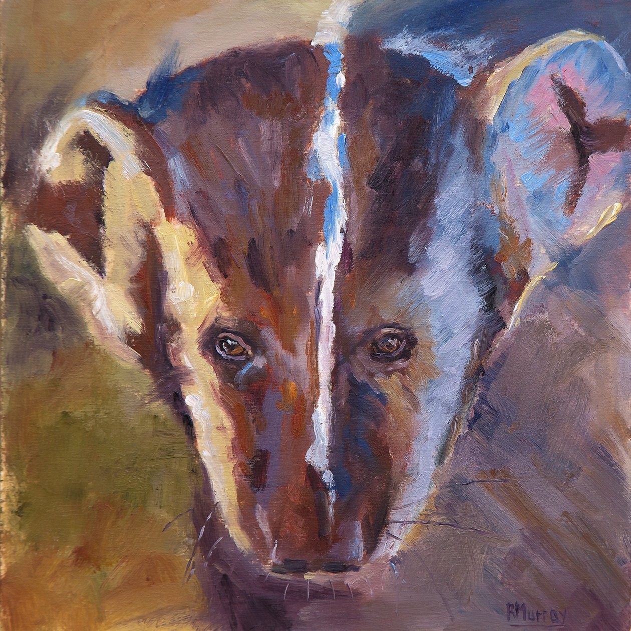 Feisty Friend, 2019 (olaj, tábla) alkotó: Roberta Murray