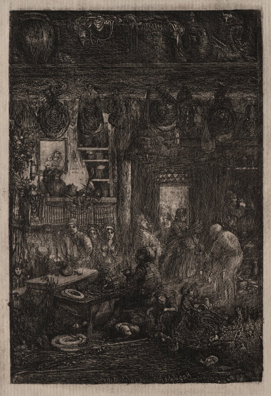 Moldvai beltér, 1865. alkotó: Rodolphe Bresdin