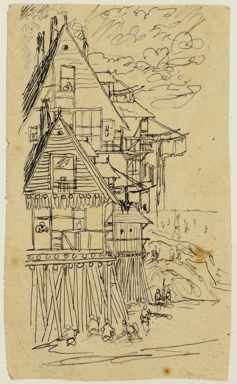 A part szélén alkotó: Rodolphe Bresdin