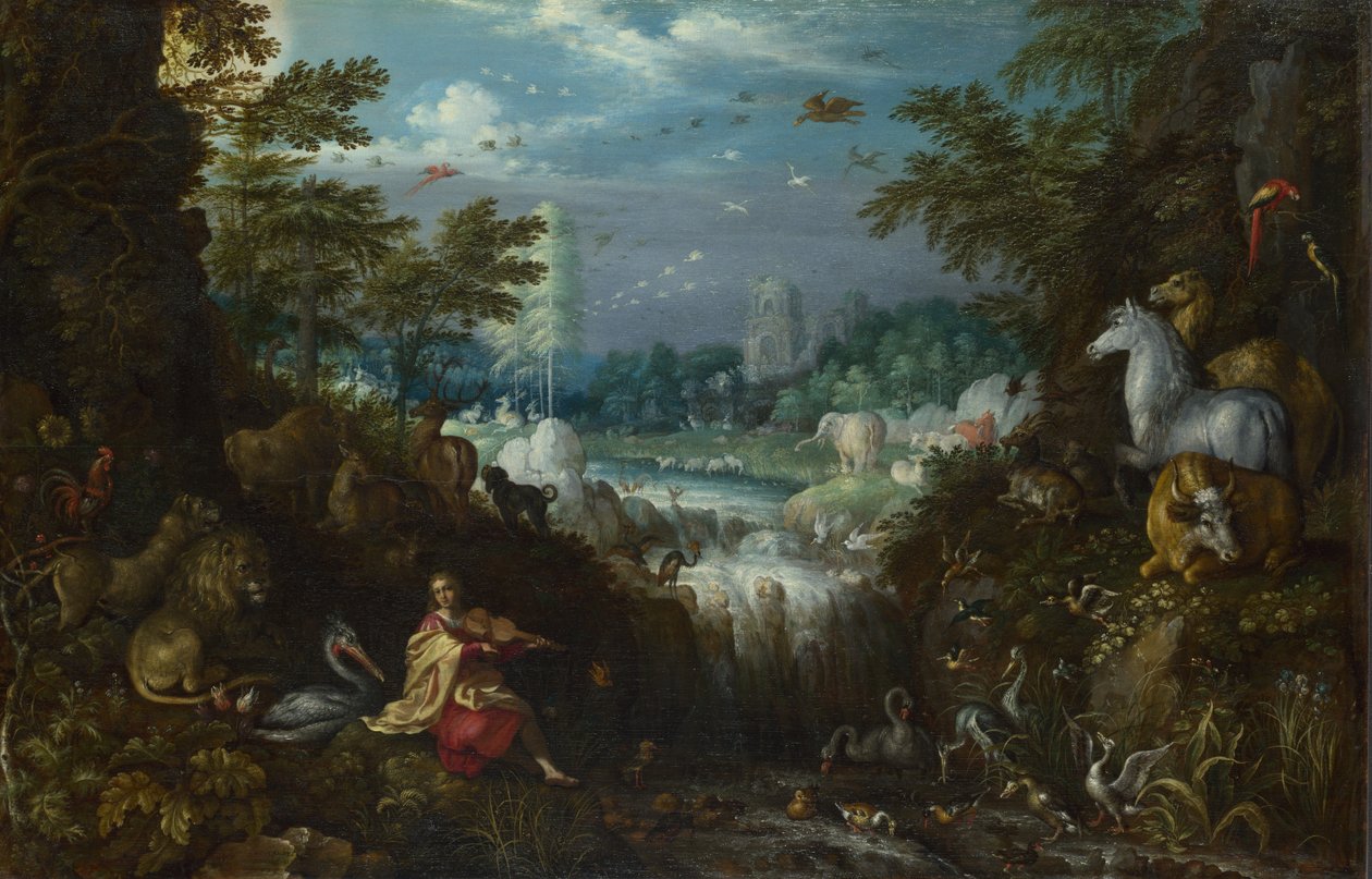 Orpheus, 1628 alkotó: Roelant Savery