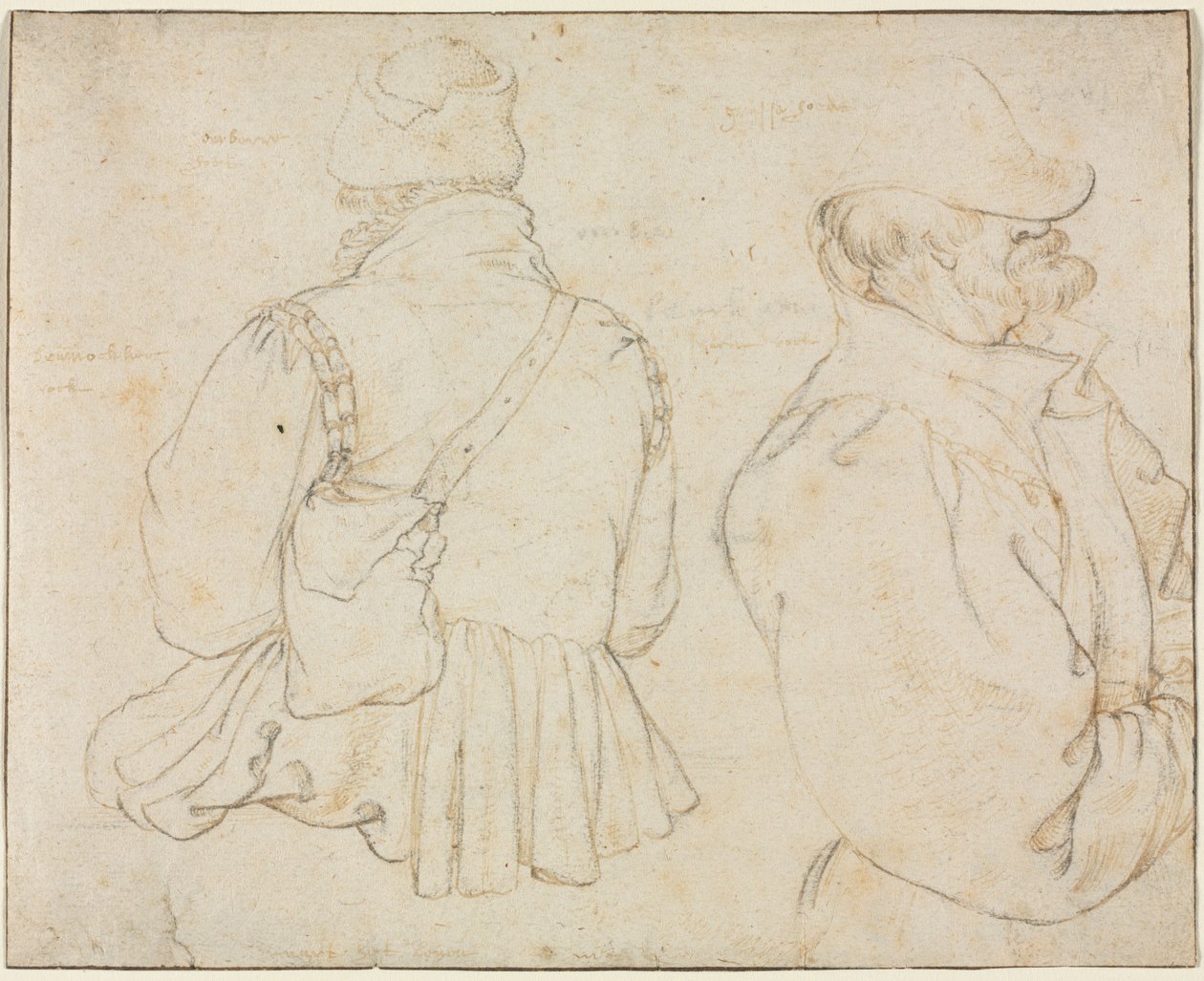 Két cseh paraszt félhosszúban, c. 1605-1610. alkotó: Roelant Savery