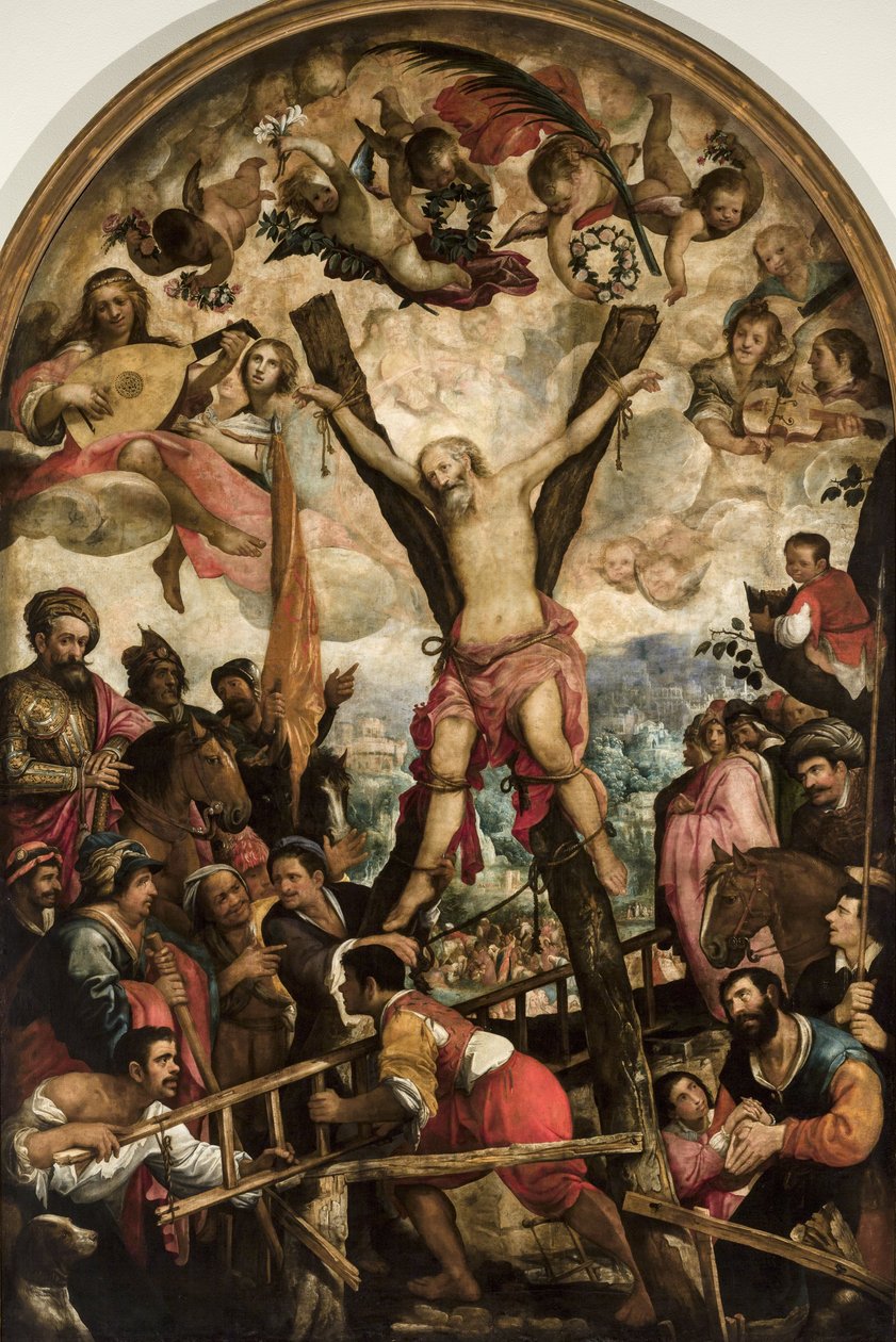 Szent András mártíromsága, c. 1610. alkotó: Roelas