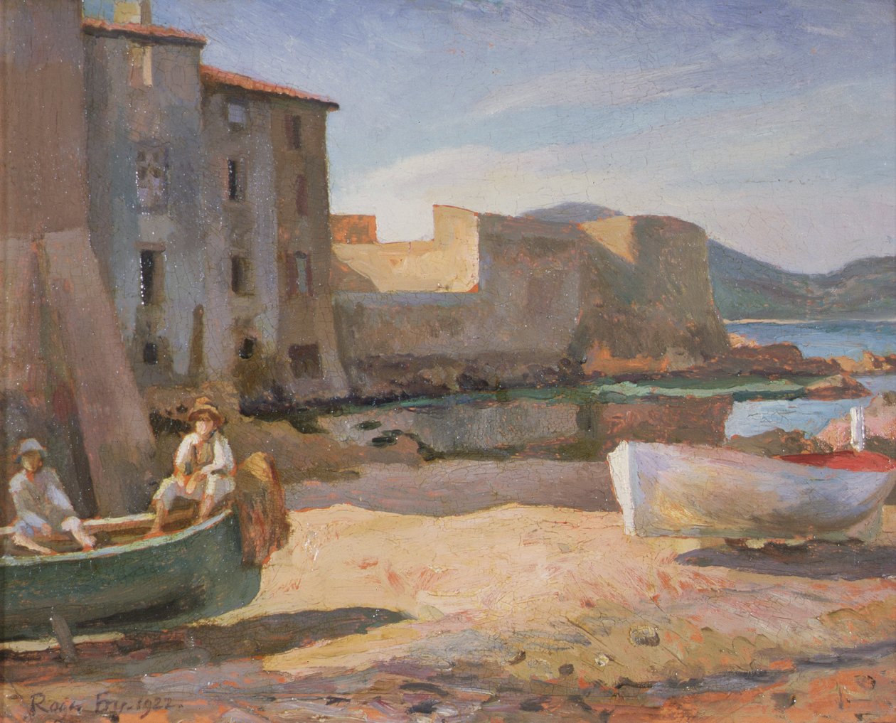 A kis kikötő, St Tropez, 1922 alkotó: Roger Eliot Fry
