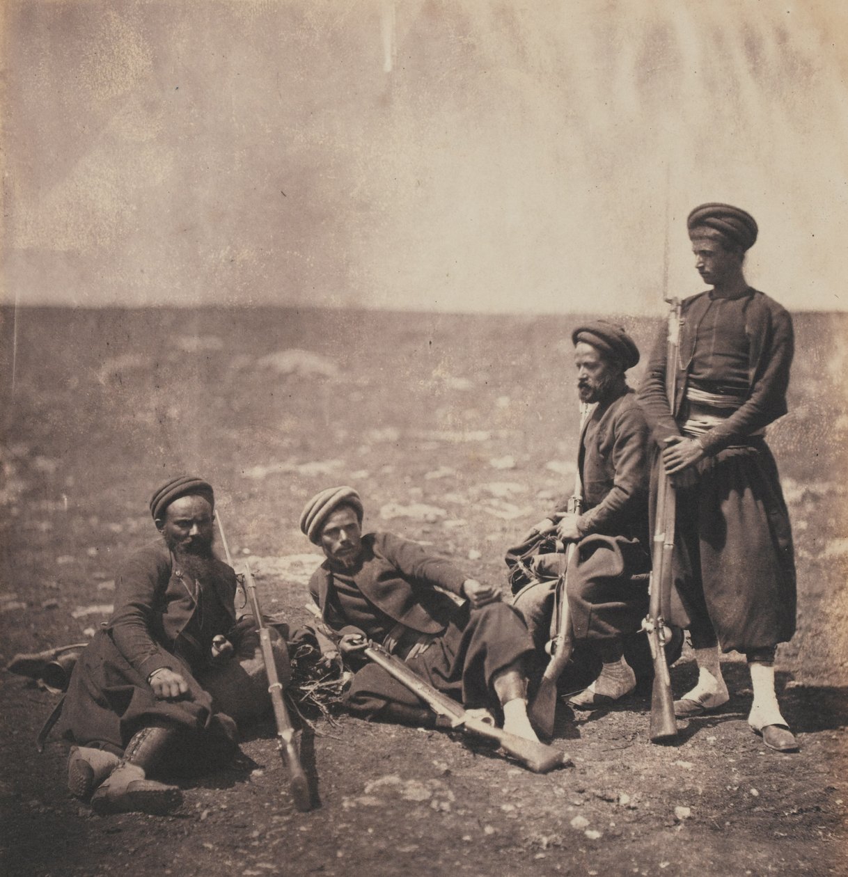 Zouaves alkotó: Roger Fenton