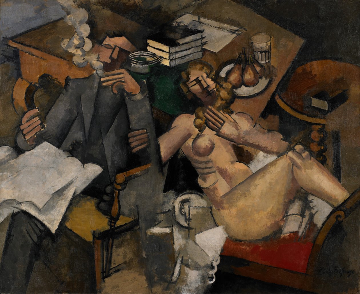 Házas élet, 1912 alkotó: Roger de La Fresnaye