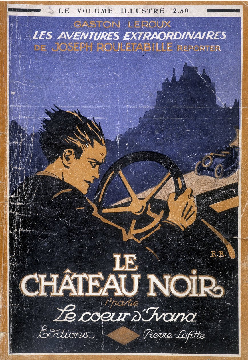 A "Le chateau noir" című könyv borítója alkotó: Roger Broders
