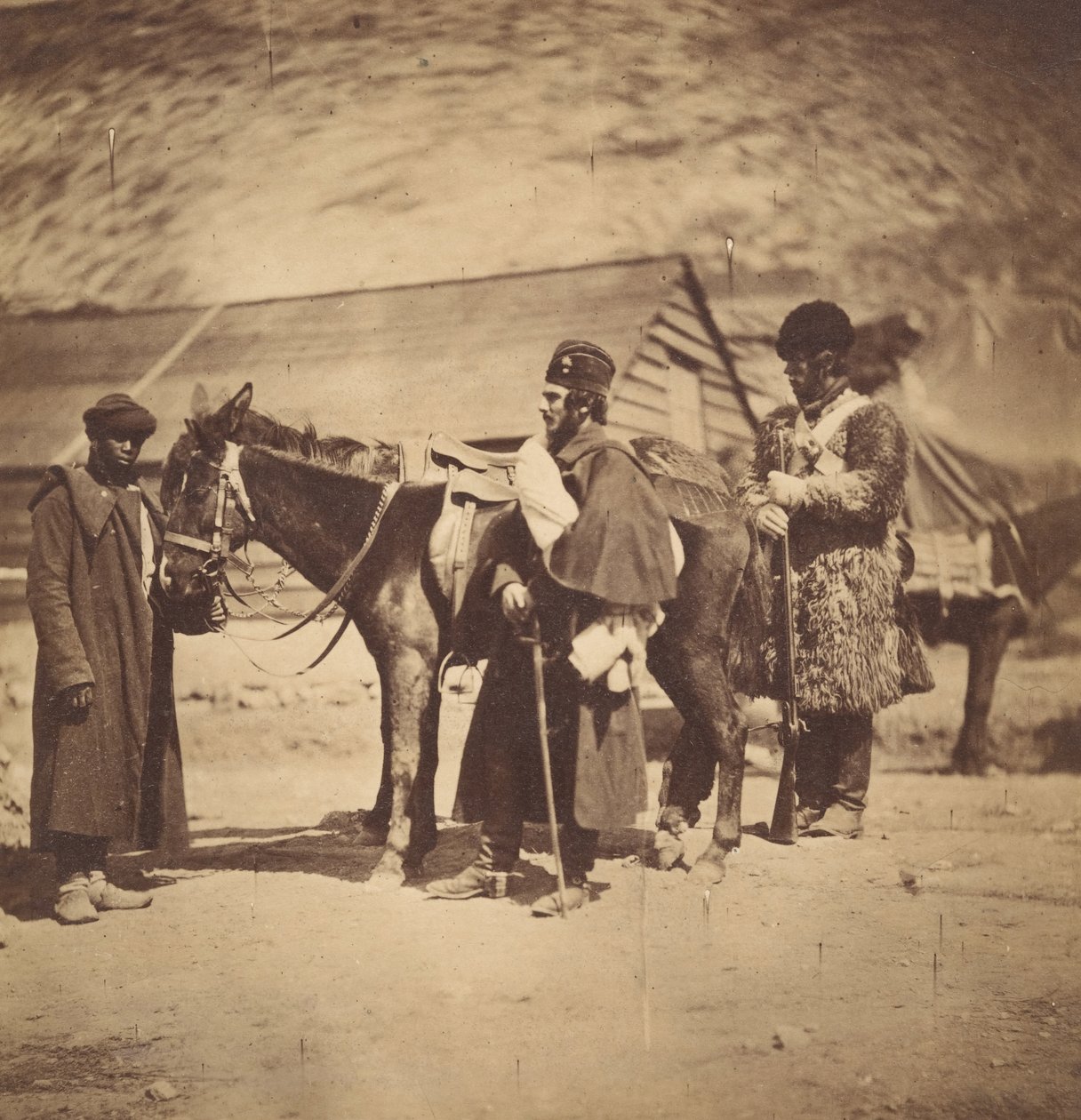 Burnaby, a gránátos gárda kapitánya, 1855. alkotó: Roger Fenton