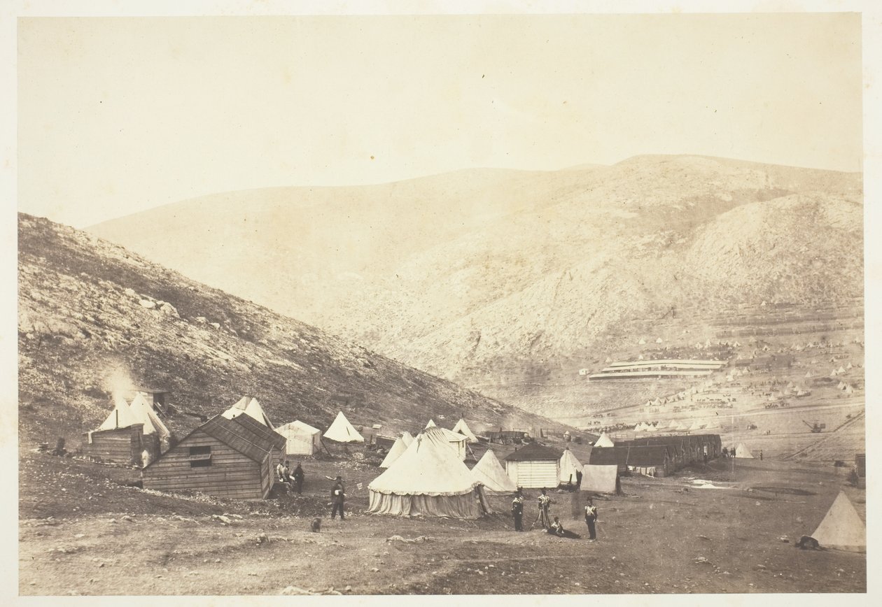 A 71. ezred táborozása alkotó: Roger Fenton