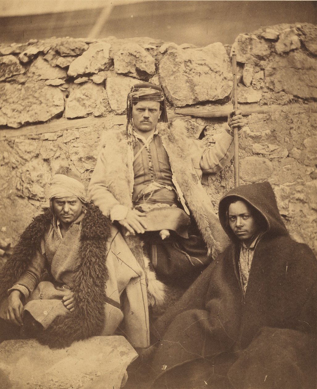 Horvát törzsfőnökök csoportja. alkotó: Roger Fenton