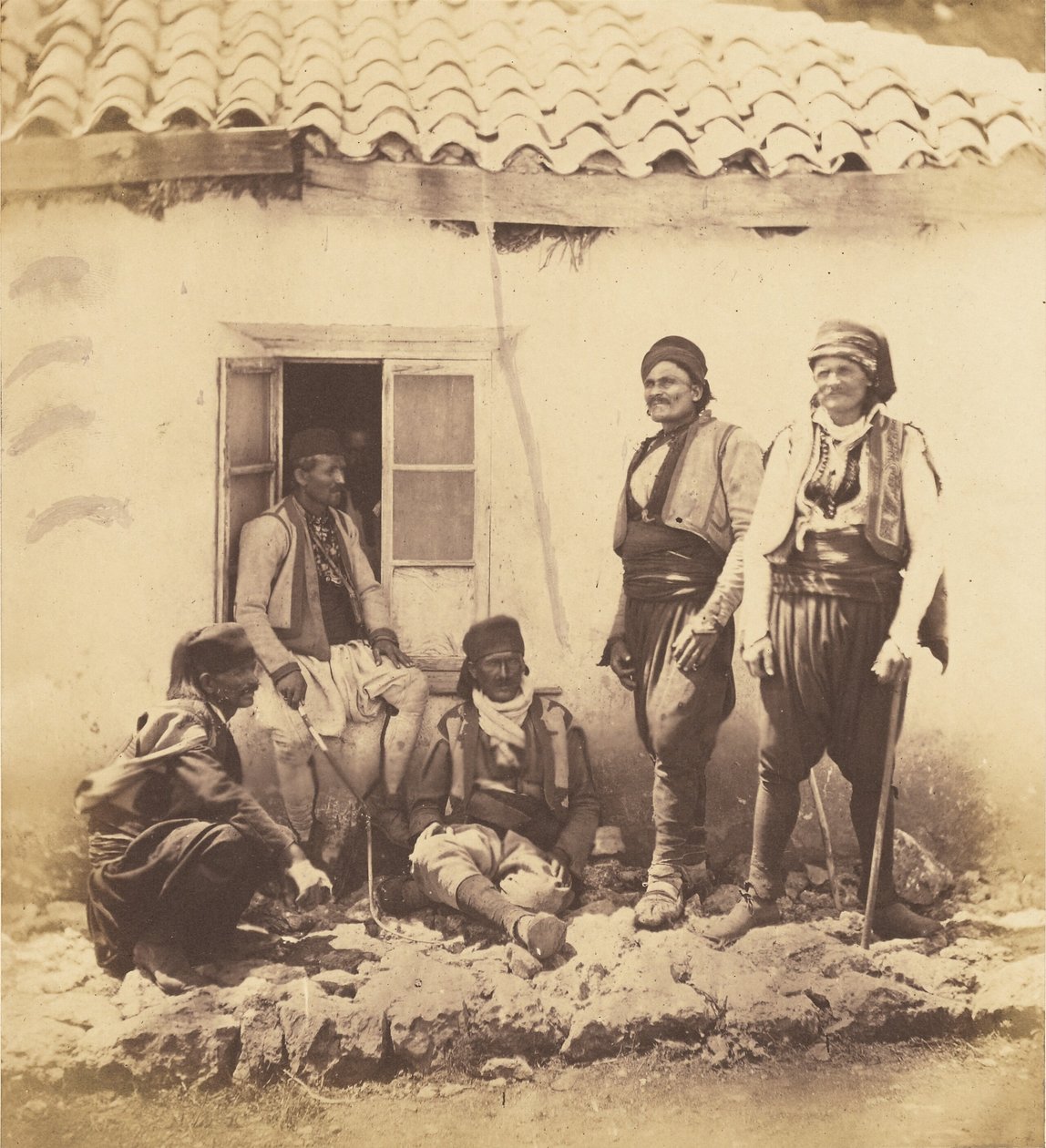 Montenegróiak csoportja. alkotó: Roger Fenton