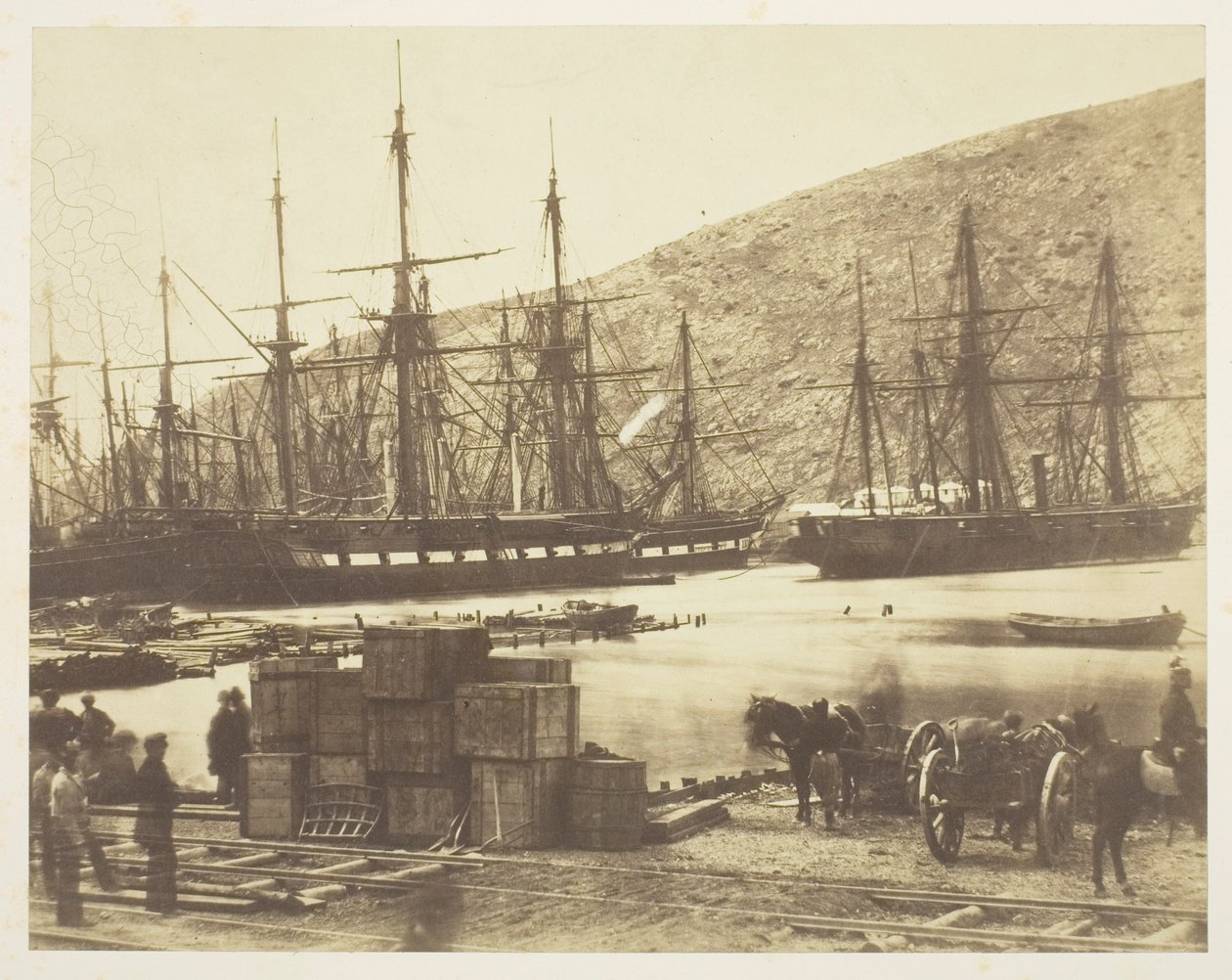 Kikötőfej, Balaklava alkotó: Roger Fenton