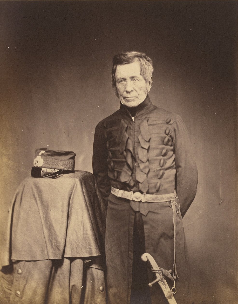 Sir J. Burgoyne altábornagy, G.C.B. alkotó: Roger Fenton