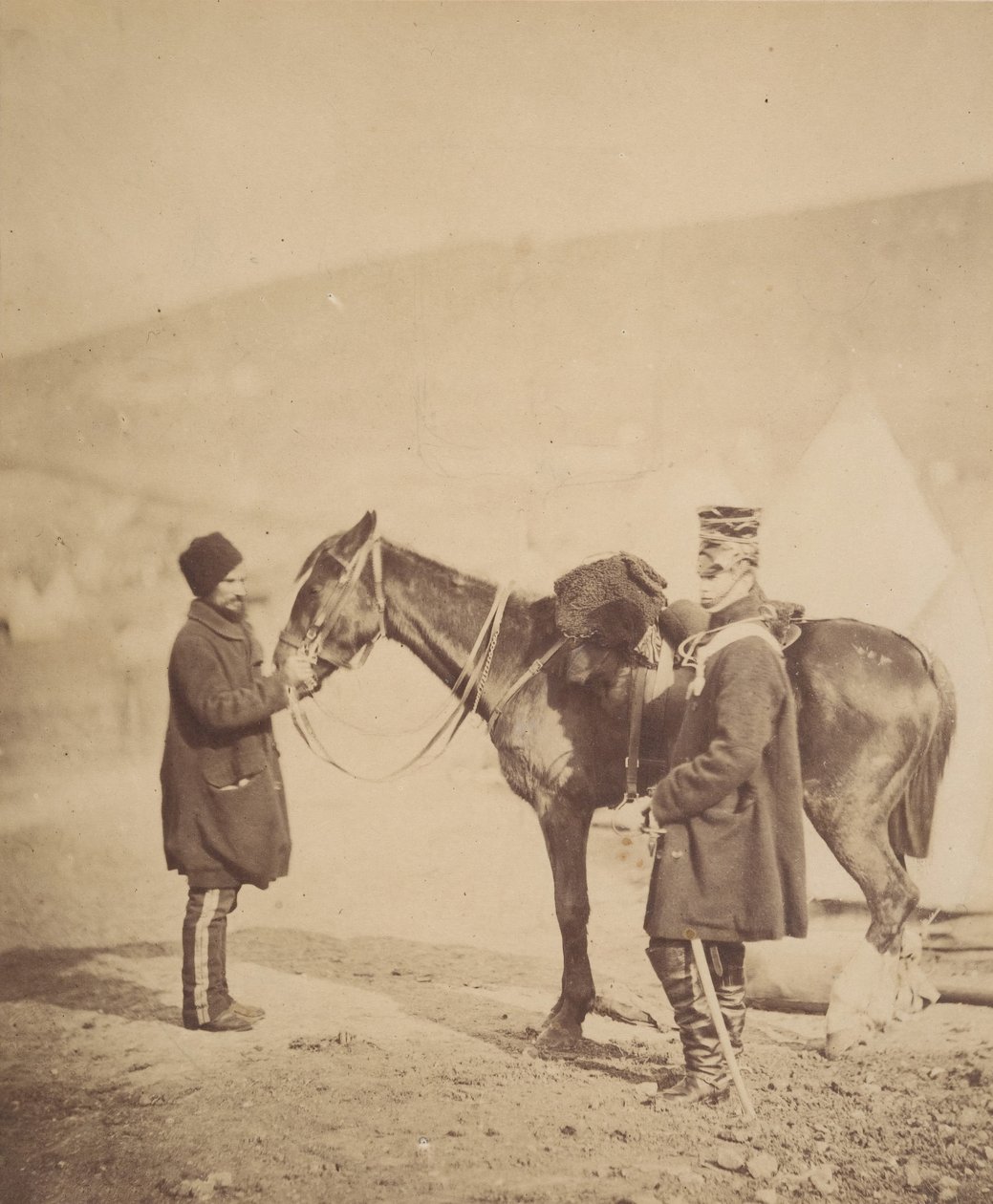 A. H. King vezérőrnagy, 1855. alkotó: Roger Fenton