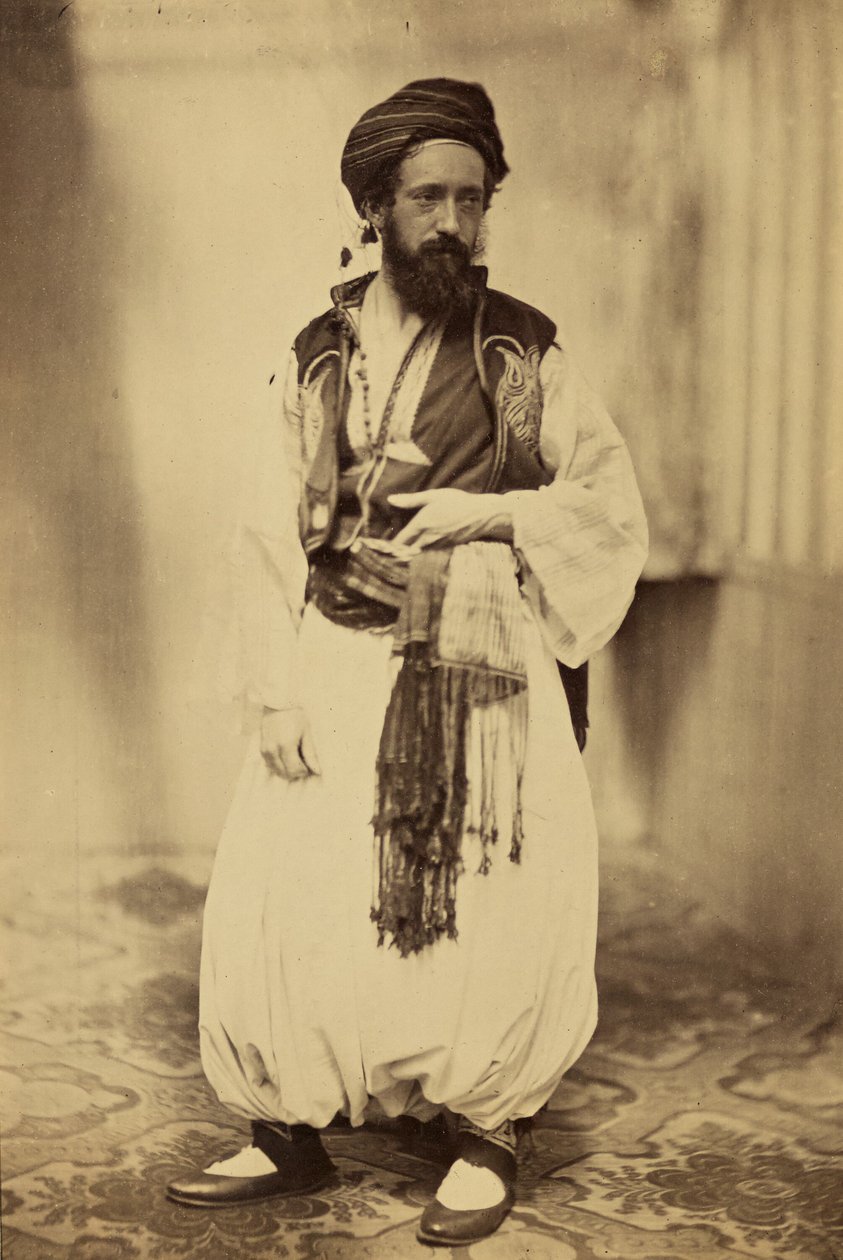 [Férfi jelmeztanulmány]. alkotó: Roger Fenton