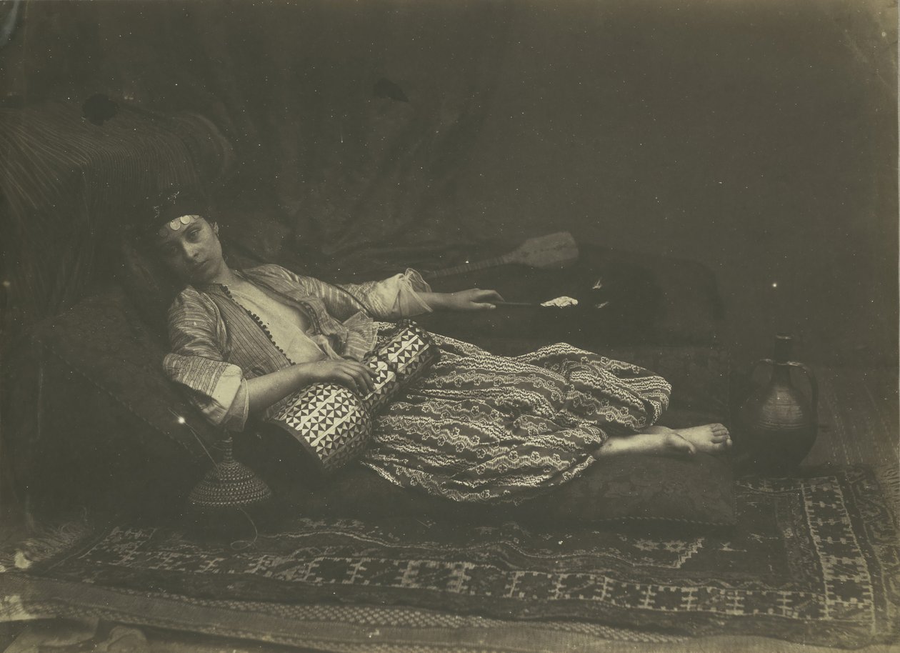 Fekvő odalisque, 1858. alkotó: Roger Fenton
