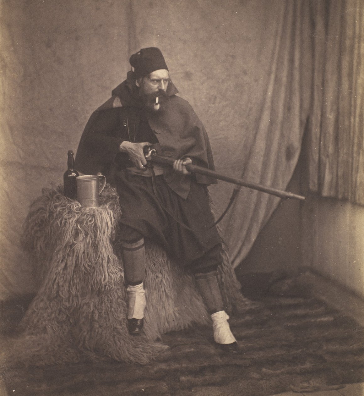 Zouave, 2. osztály, 1855. alkotó: Roger Fenton