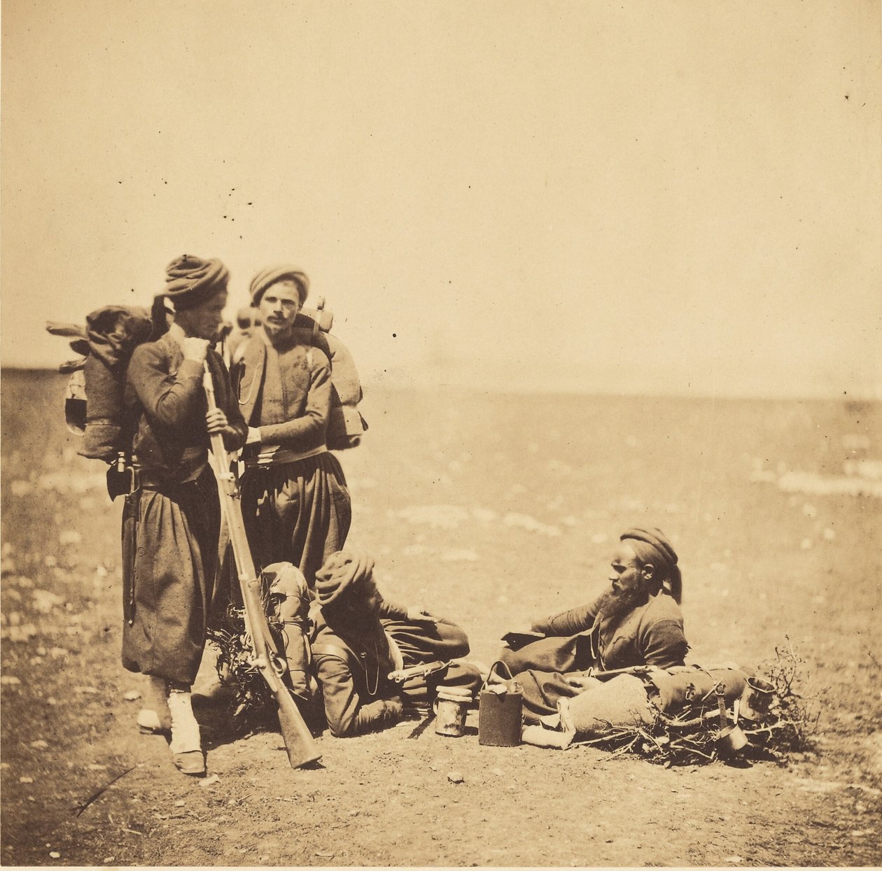 Zouaves. alkotó: Roger Fenton