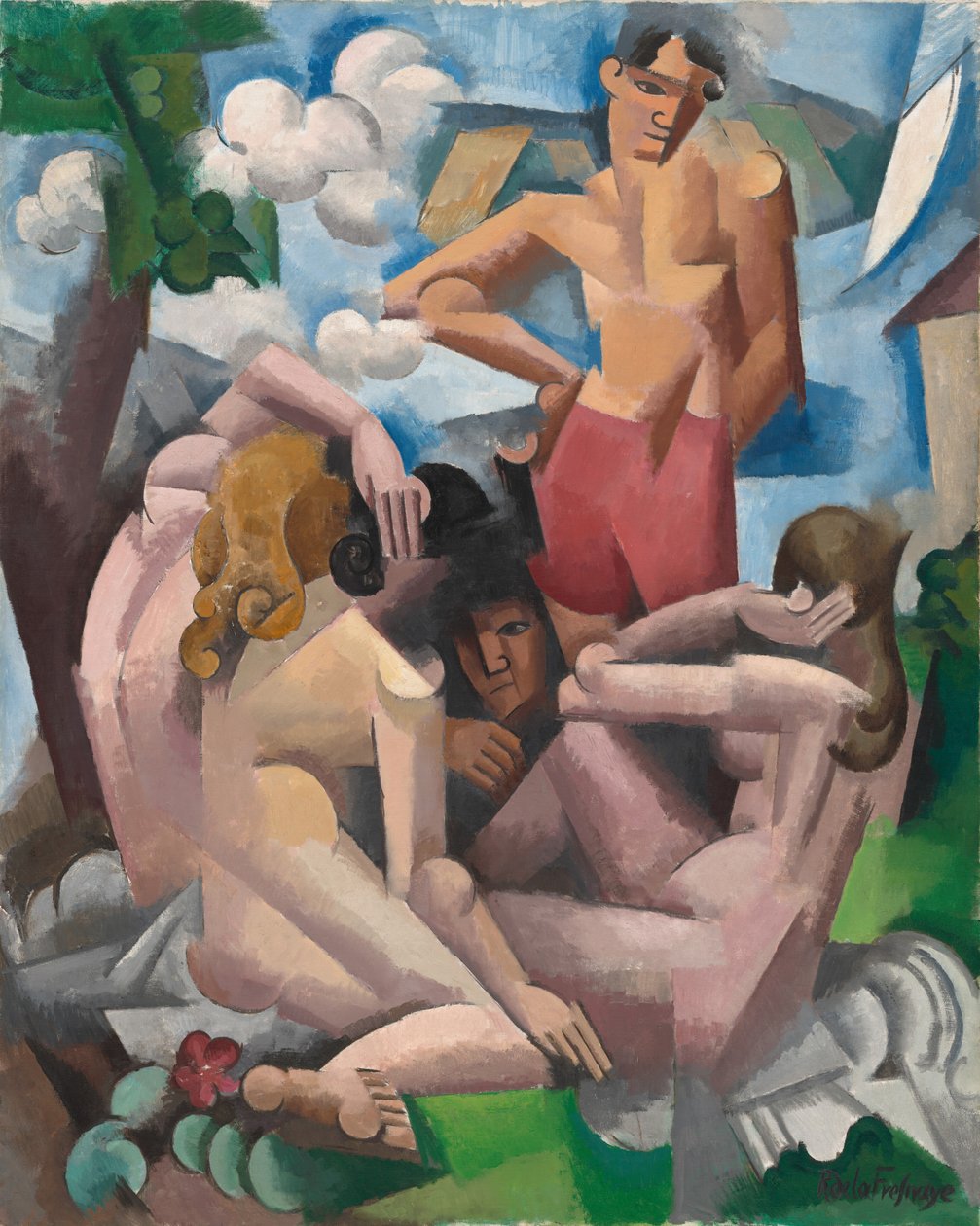 A fürdőzők alkotó: Roger de La Fresnaye
