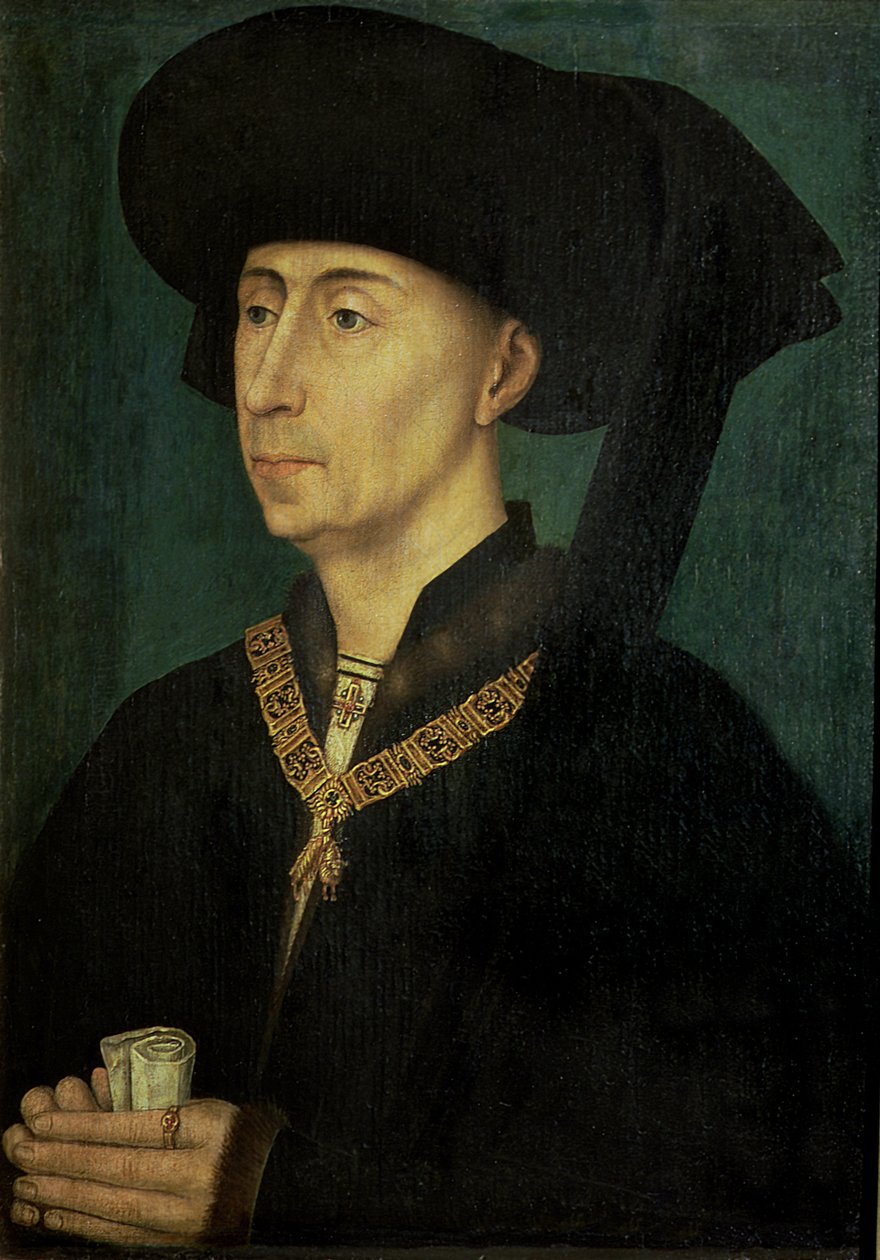 Jó Fülöp (1396-1467) burgundi herceg portréja alkotó: Rogier van der Weyden