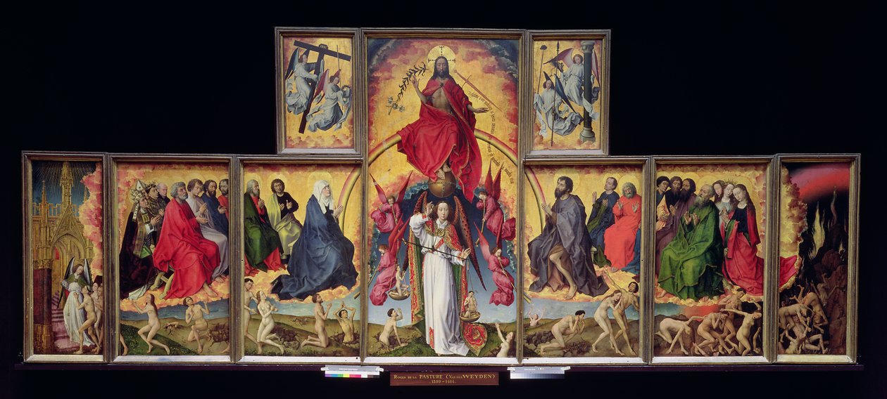 Az utolsó ítélet c. 1451 (lásd: 20547-50, 20552 és 21041) alkotó: Rogier van der Weyden