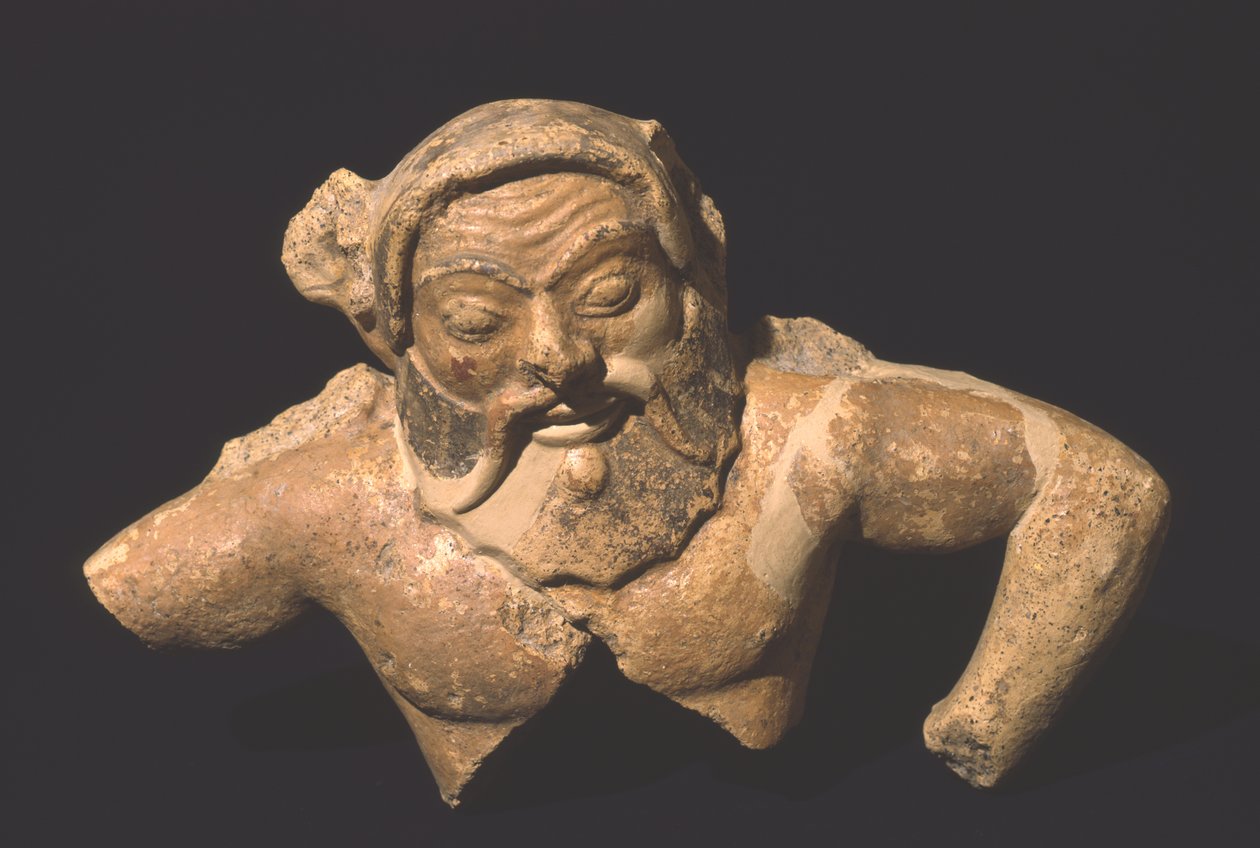 Antefix, a Satricumból alkotó: Roman