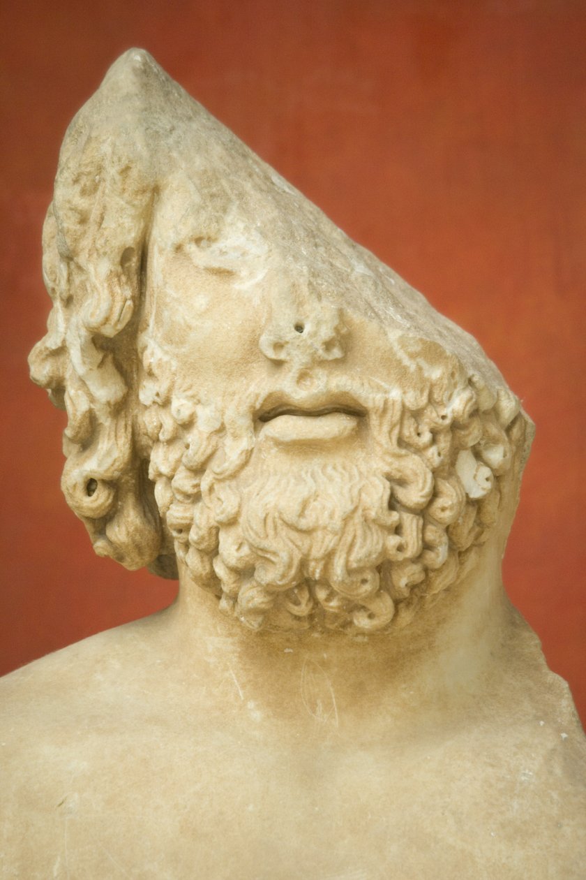 Aszklepiosz, a római birodalmi időszak (i.e. 30-500) (márvány) alkotó: Roman