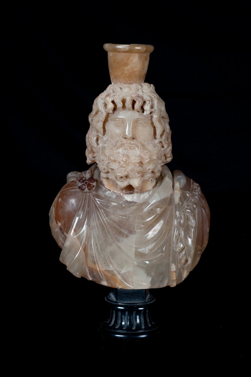 Jupiter Serapis mellszobra (alabástrom) alkotó: Roman