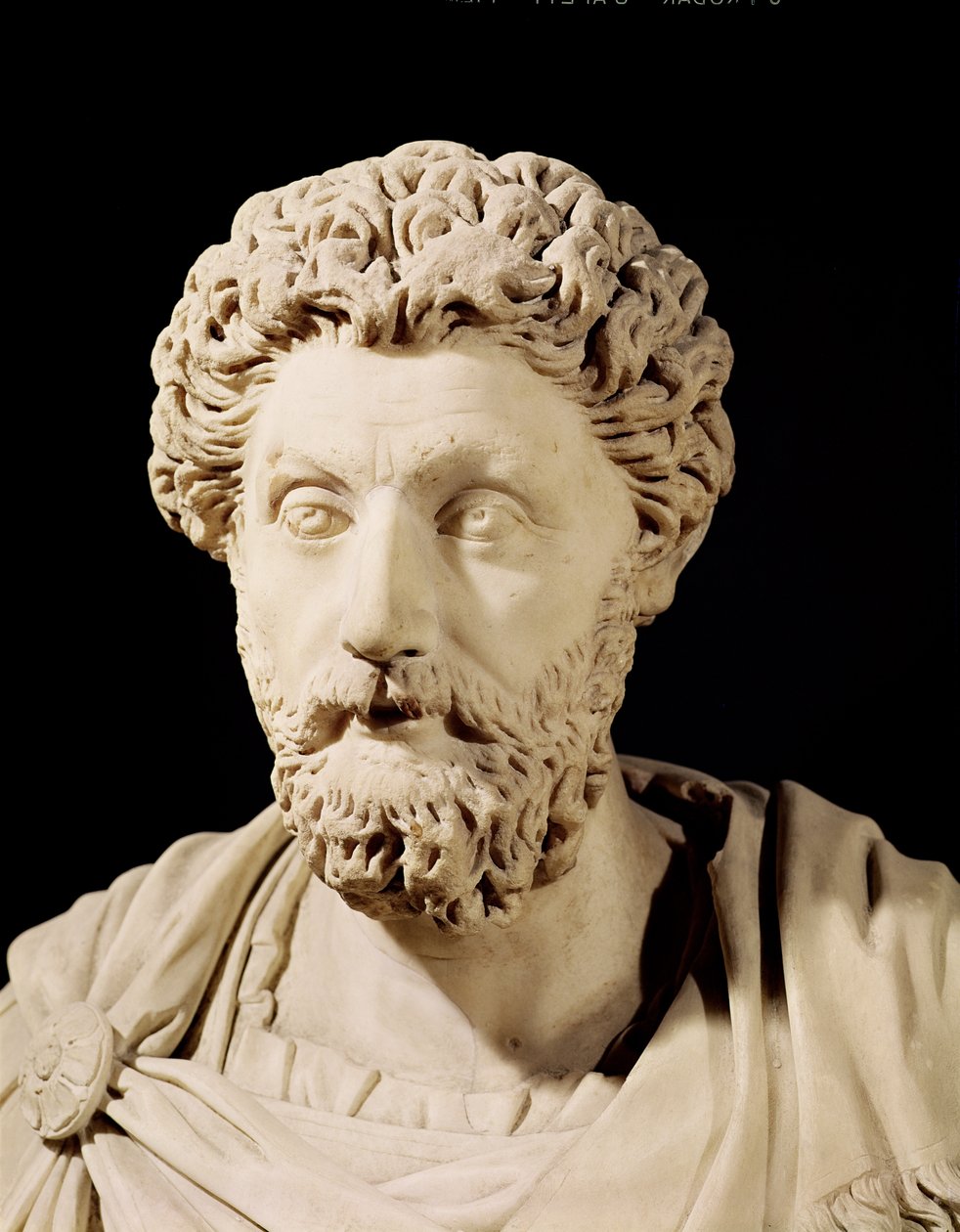 Marcus Aurelius mellszobra (Kr. u. 121-80) (márvány) alkotó: Roman