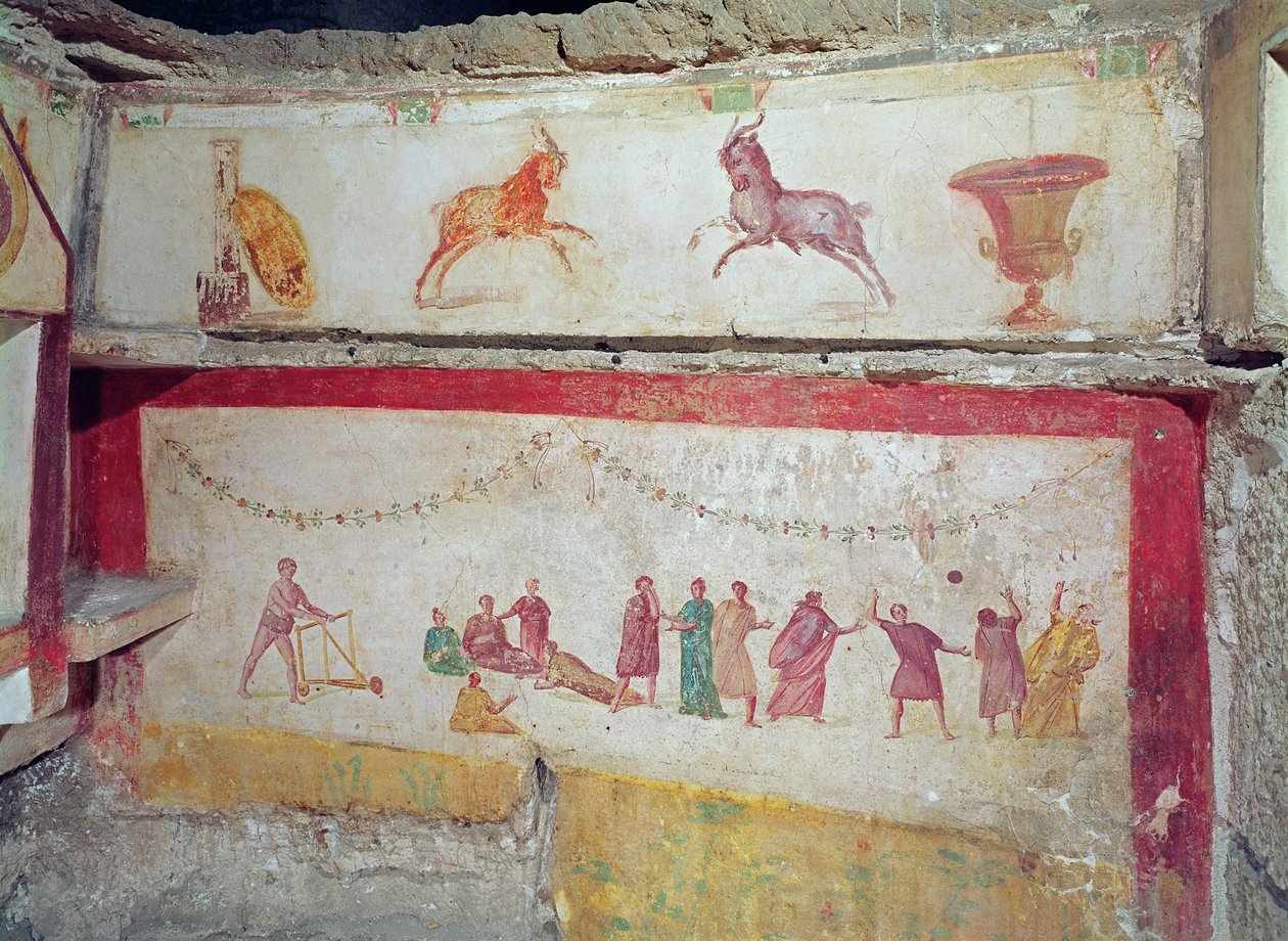 Gyermekjátékok (falfestés) alkotó: Roman