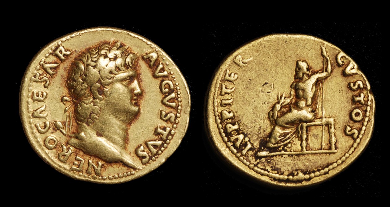 Néró császár érméi (fém) alkotó: Roman