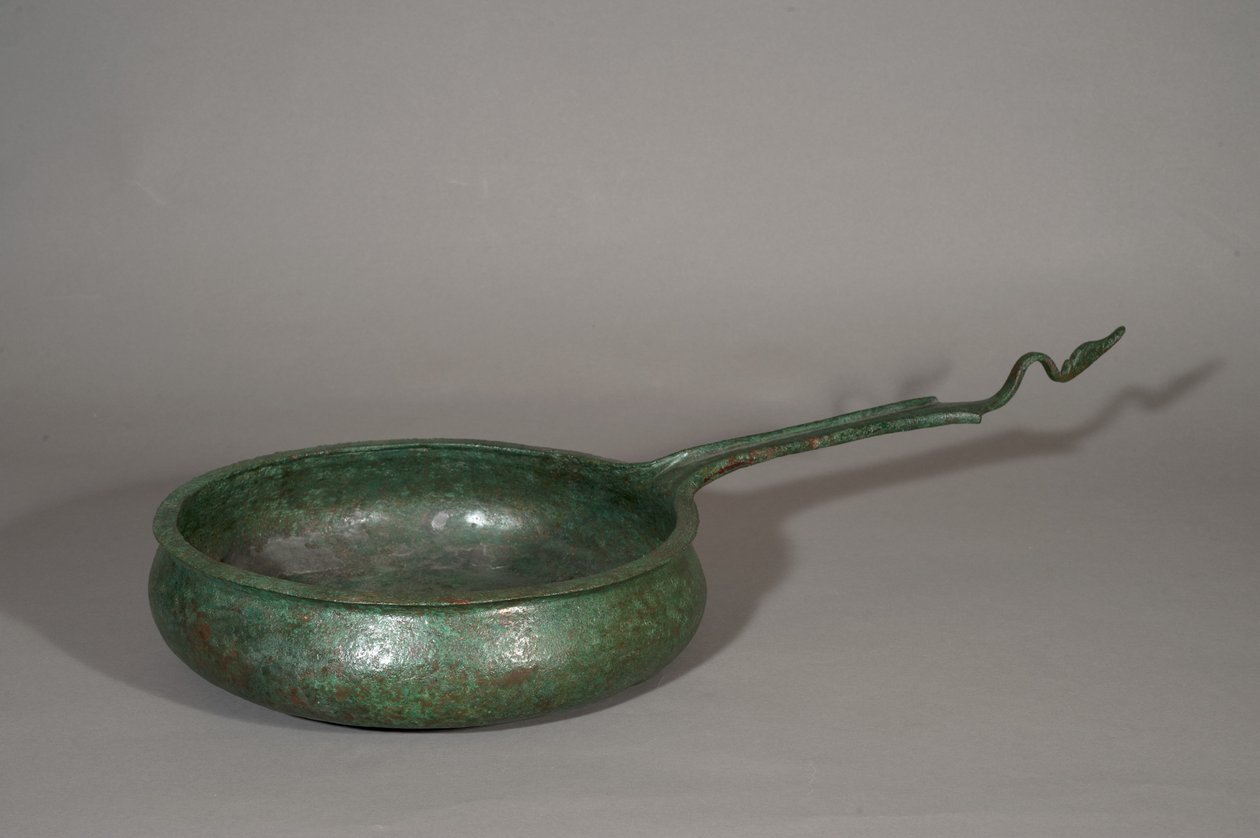 serpenyő (bronz) alkotó: Roman