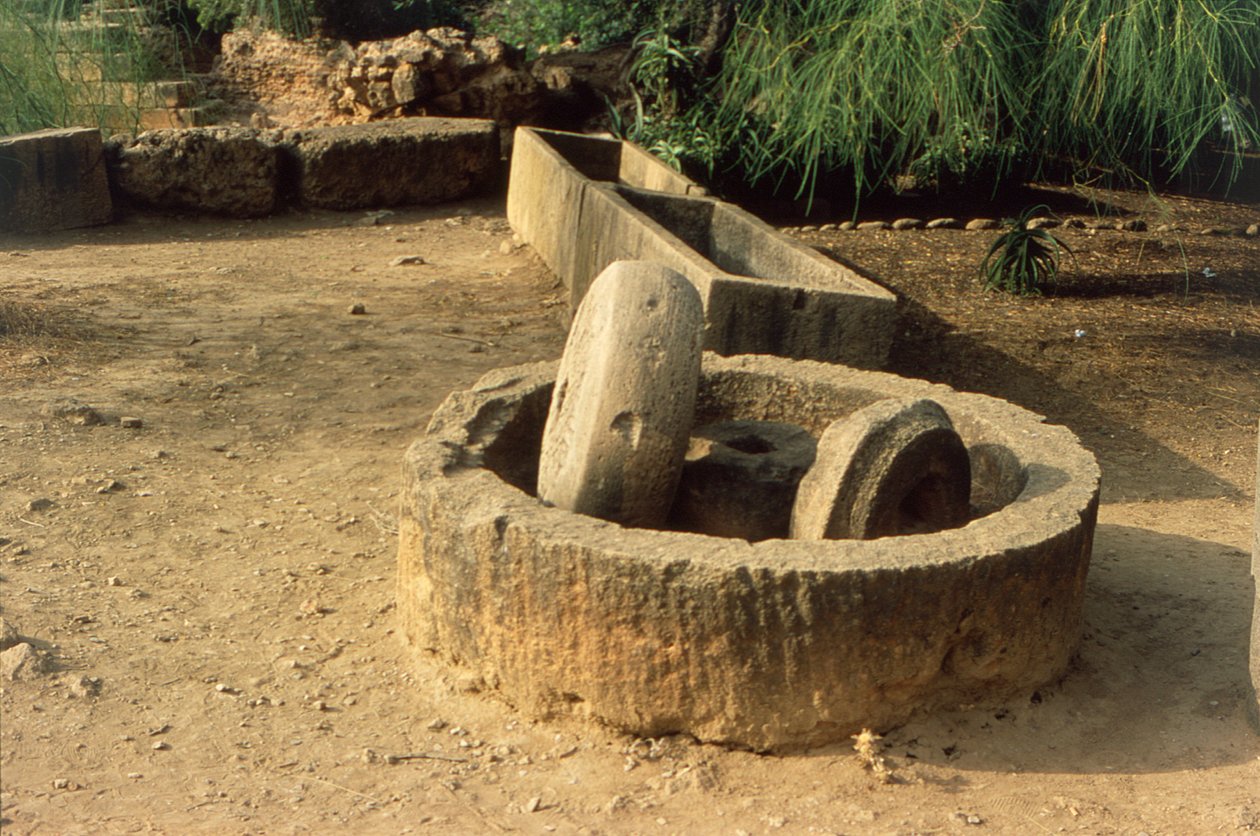 Olajprés alkotó: Roman