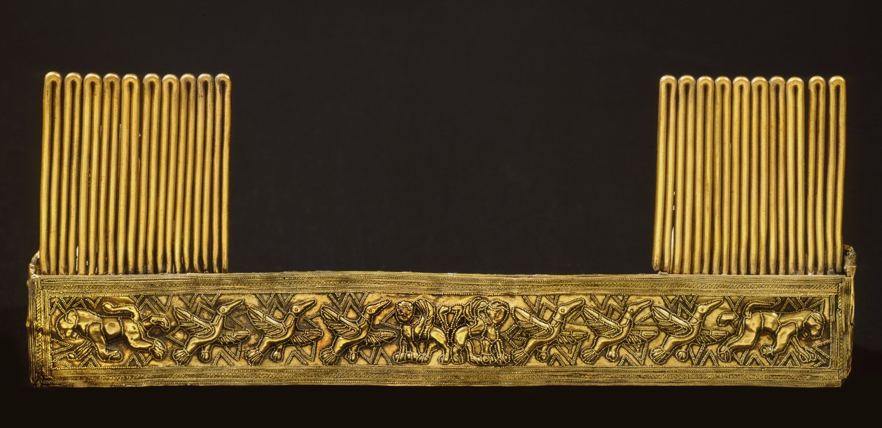 Piastra, Bernardini di Palestrina sírjából (bronz) alkotó: Roman